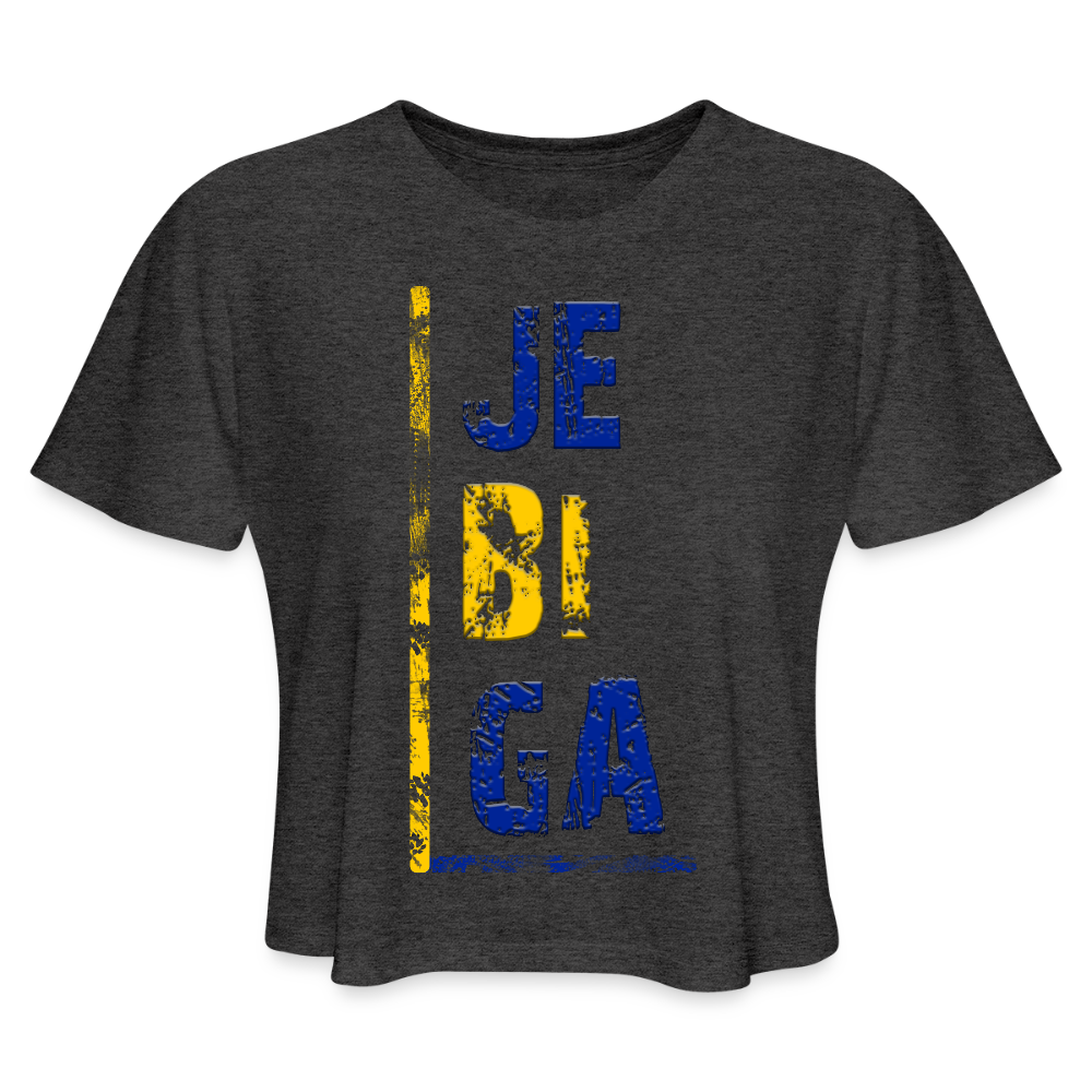 Jebiga | Kratka zenska majica - deep heather