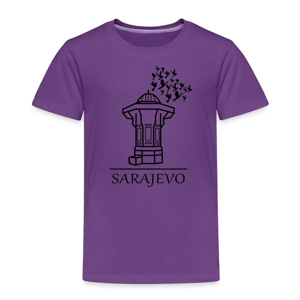 Sarajevo | Djecija majica - purple