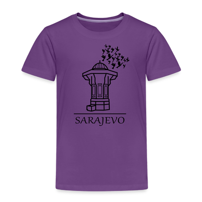 Sarajevo | Djecija majica - purple