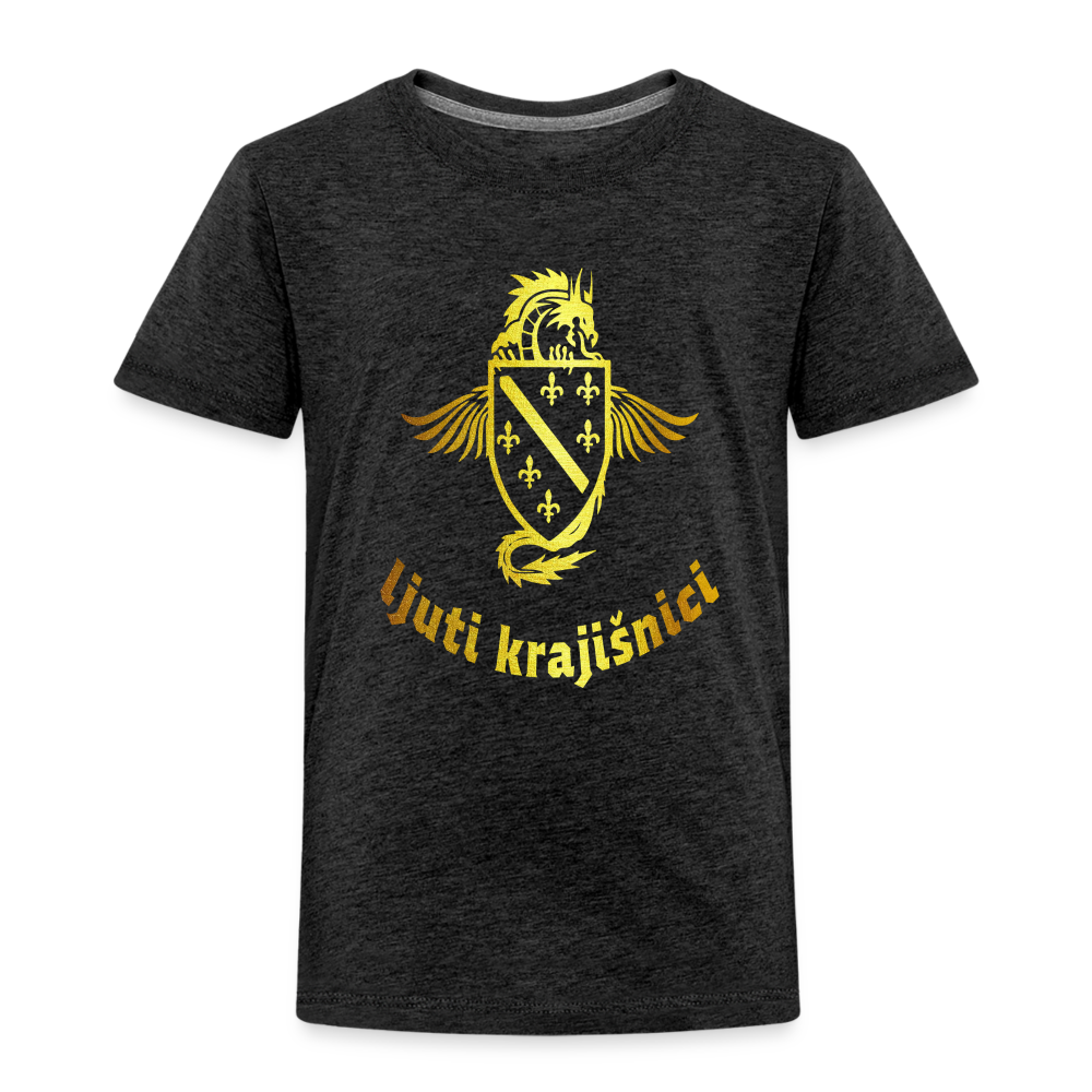 Ljuti krajisnici | Djecija majica - charcoal grey