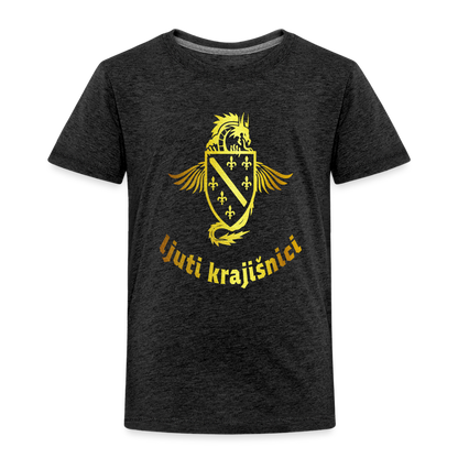 Ljuti krajisnici | Djecija majica - charcoal grey