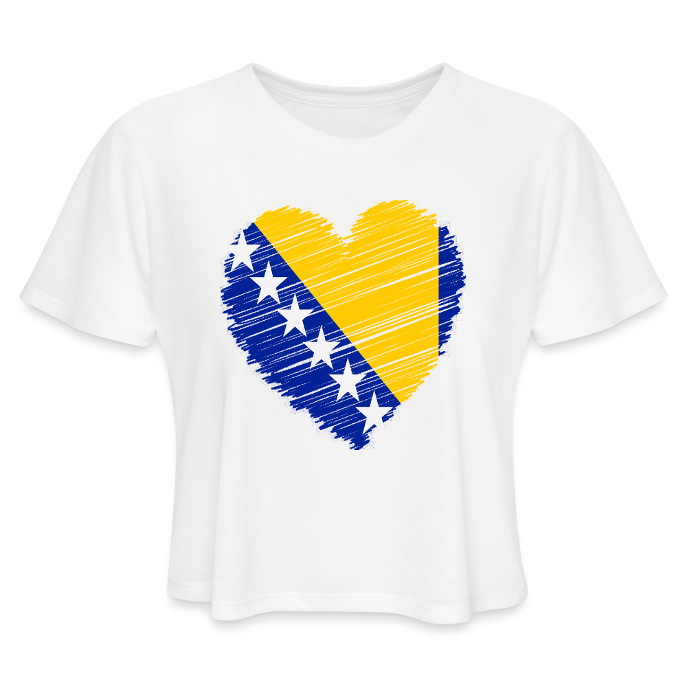 srce bih | kratka zenska majica – proizvod iz moja bosna shop