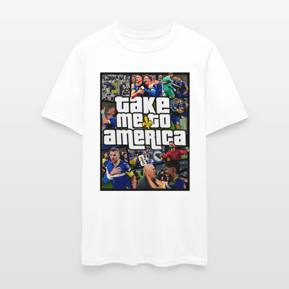 Take Me To America GTA | Majica Kratki Rukav - white