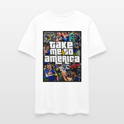 Take Me To America GTA | Majica Kratki Rukav - white
