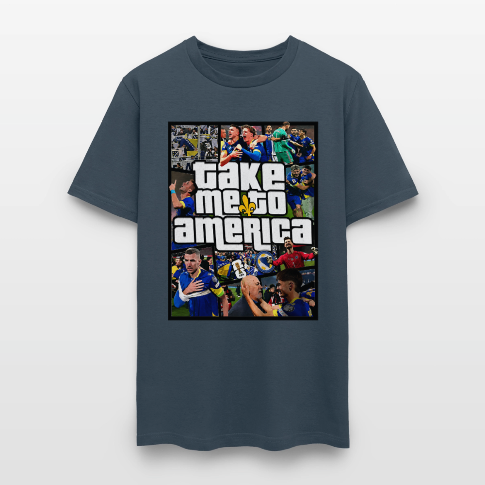 Take Me To America GTA | Majica Kratki Rukav -  blue dusk