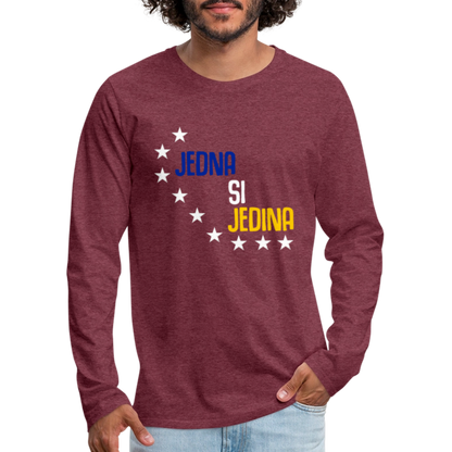 Jedna si jedina | Majica dugi rukav - heather burgundy