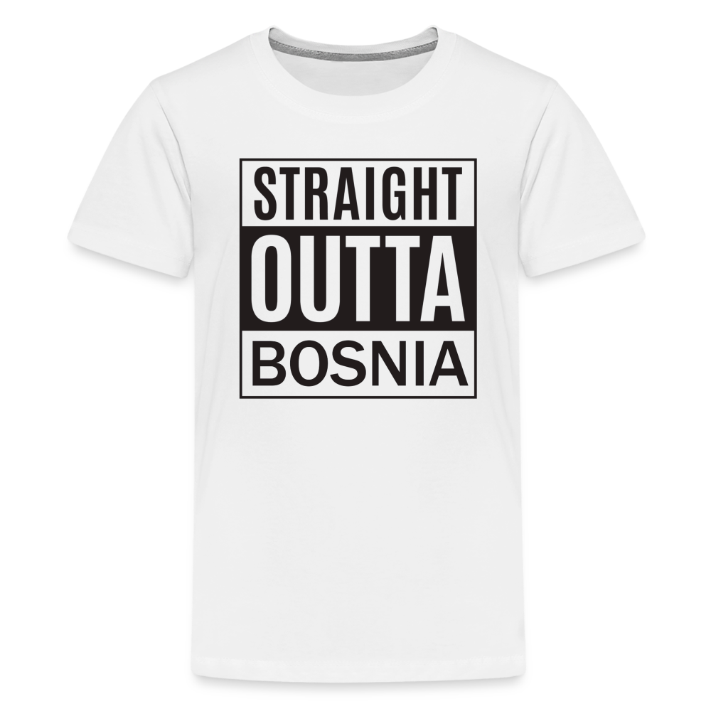 straight outta bosnia | djecija majica – proizvod iz moja bosna shop
