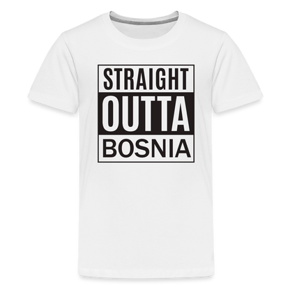 straight outta bosnia | djecija majica – proizvod iz moja bosna shop