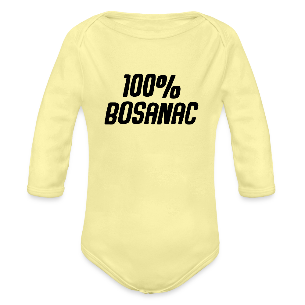 100% Bosanac | Bodi dugi rukav - washed yellow