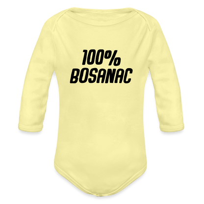 100% Bosanac | Bodi dugi rukav - washed yellow