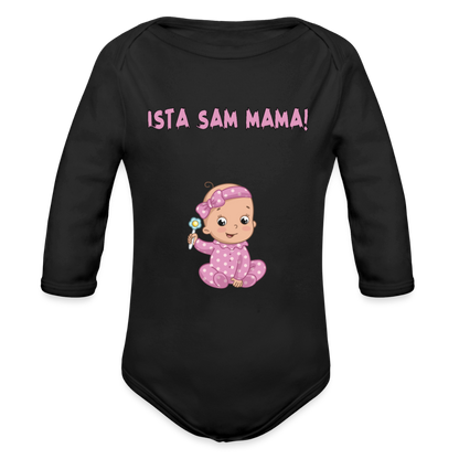 Ista sam mama | Bodi dugi rukav - black