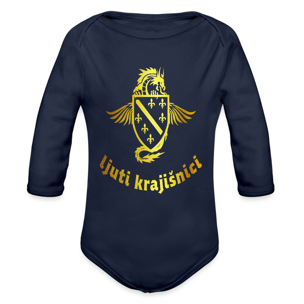 Ljuti krajisnici | Bodi dugi rukav - dark navy