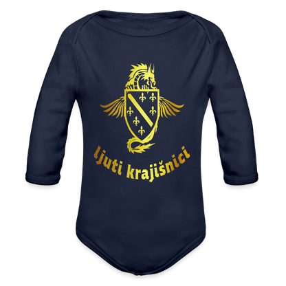 Ljuti krajisnici | Bodi dugi rukav - dark navy