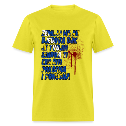 Zemljo mojih djedova | Majica kratki rukav - yellow