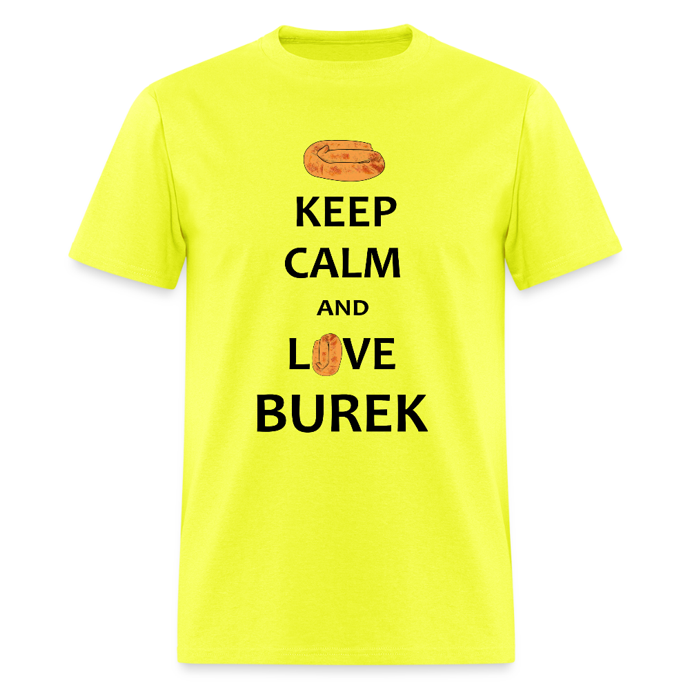 Burek | Majica kratki rukav - safety green