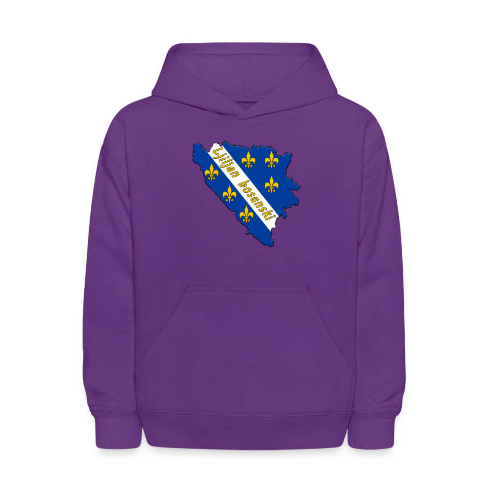 Ljiljan Bosna | Djeciji duks - purple
