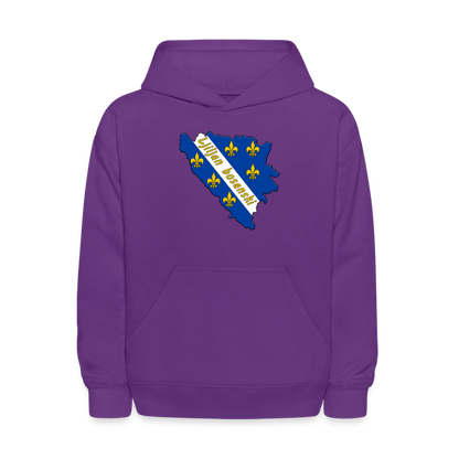 Ljiljan Bosna | Djeciji duks - purple