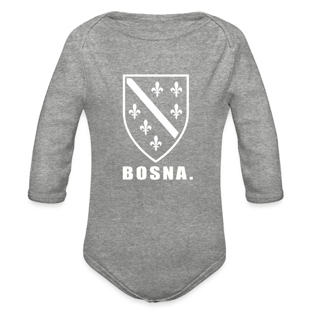 Bosna | Bodi dugi rukav - heather grey