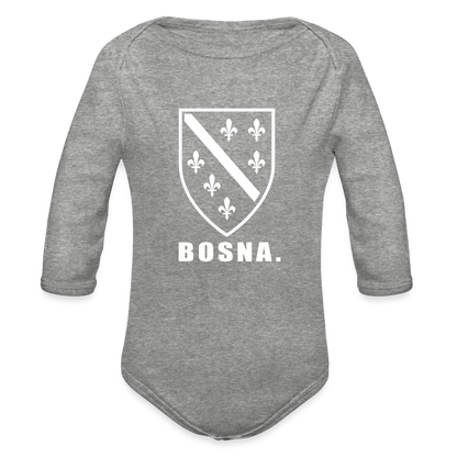 Bosna | Bodi dugi rukav - heather grey