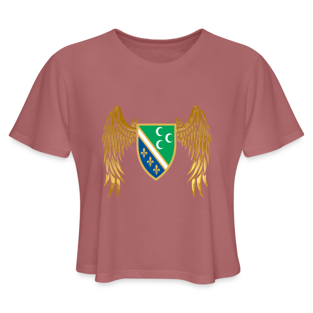 Sandžak | Kratka zenska majica - mauve