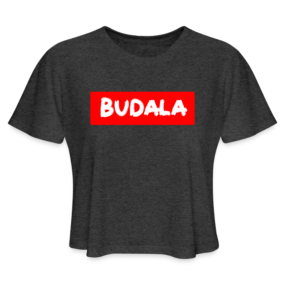 Budala | Kratka zenska majica - deep heather