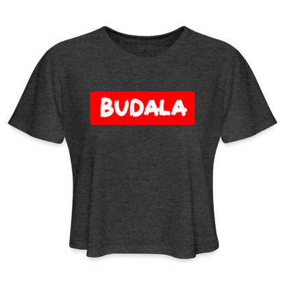 Budala | Kratka zenska majica - deep heather