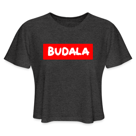 Budala | Kratka zenska majica - deep heather