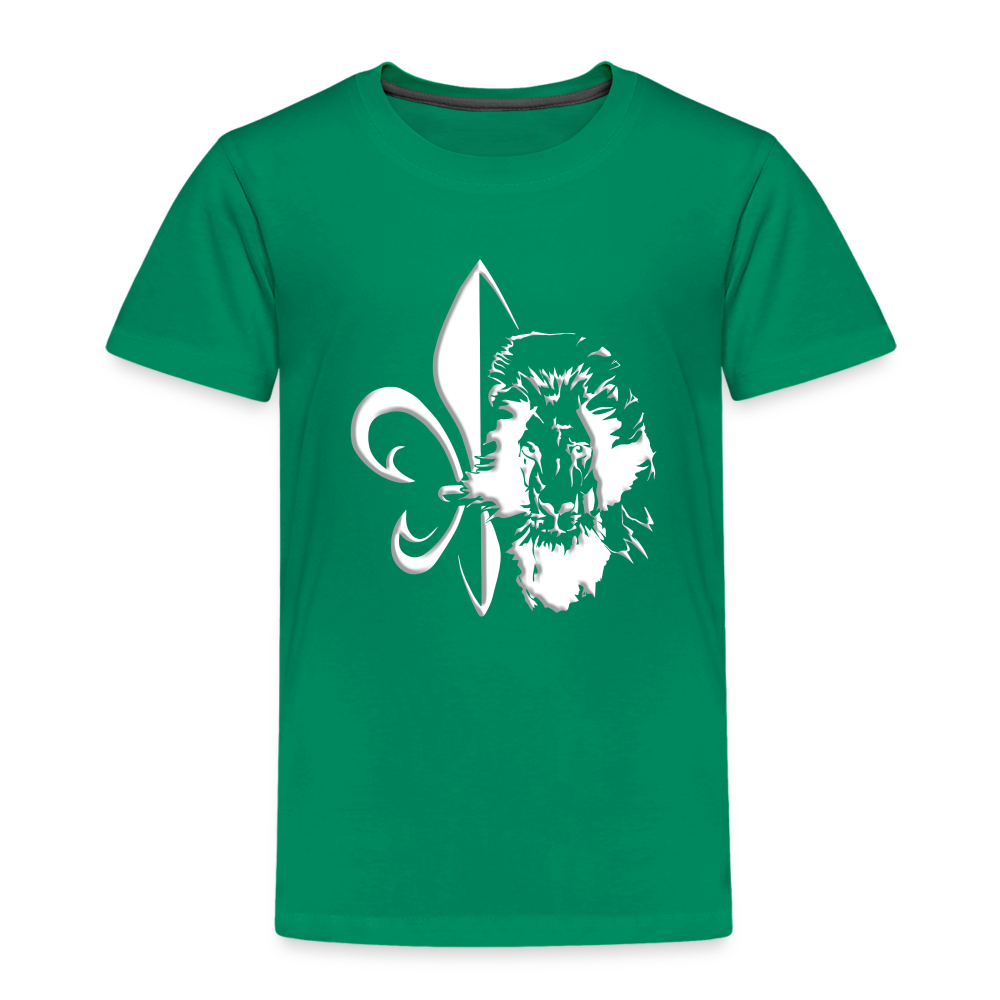 Ljiljan lav | Djecija majica - kelly green