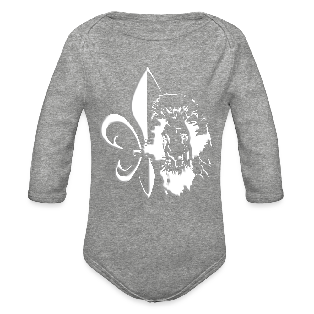 Ljiljan-lav | Bodi dugi rukav - heather grey