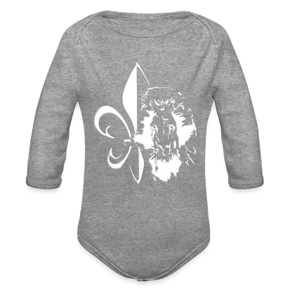 Ljiljan-lav | Bodi dugi rukav - heather grey