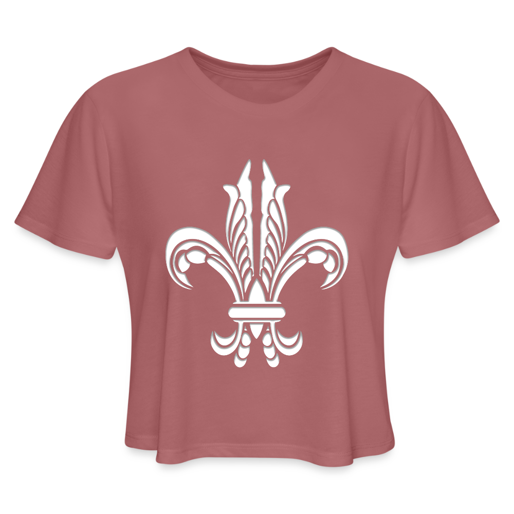 Ljiljan | Kratka zenska majica - mauve