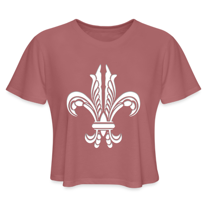 Ljiljan | Kratka zenska majica - mauve