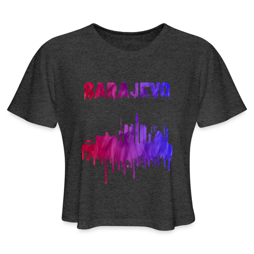 Sarajevo | Kratka zenska majica - deep heather