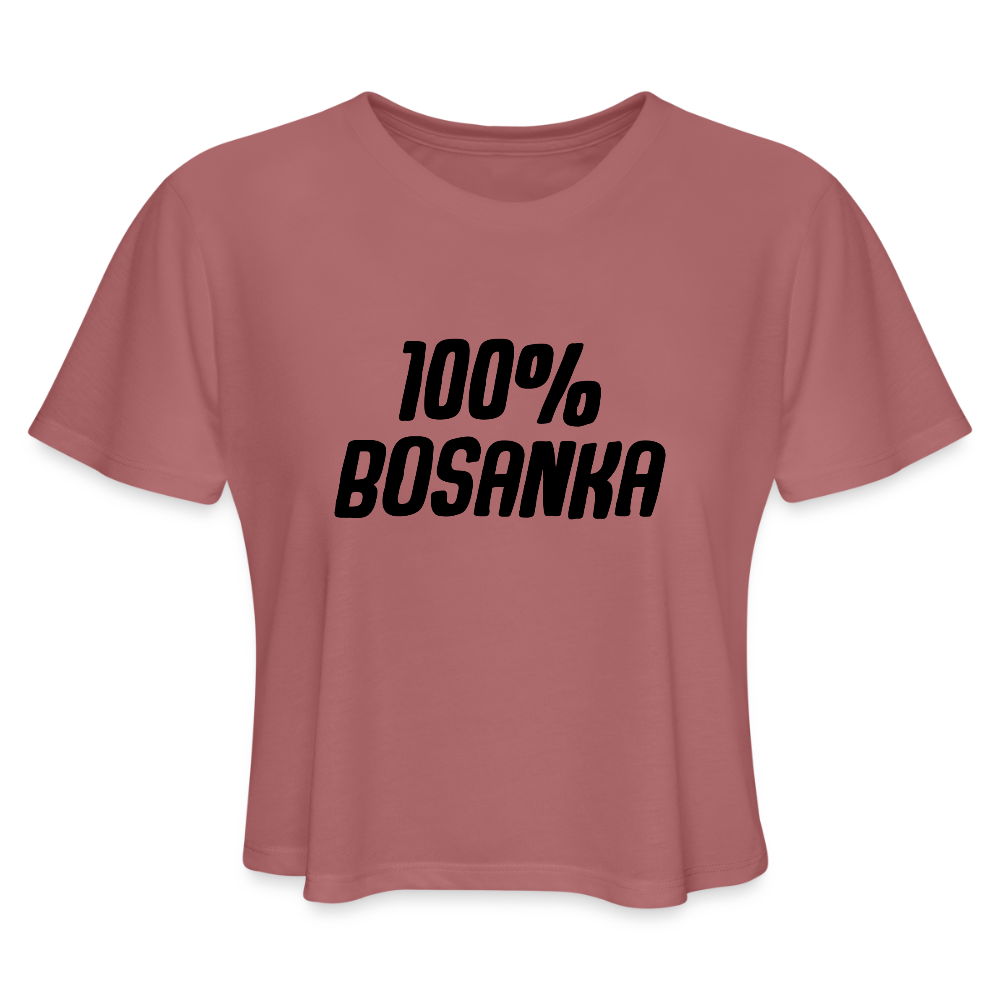 100% Bosanka | Kratka zenska majica - mauve