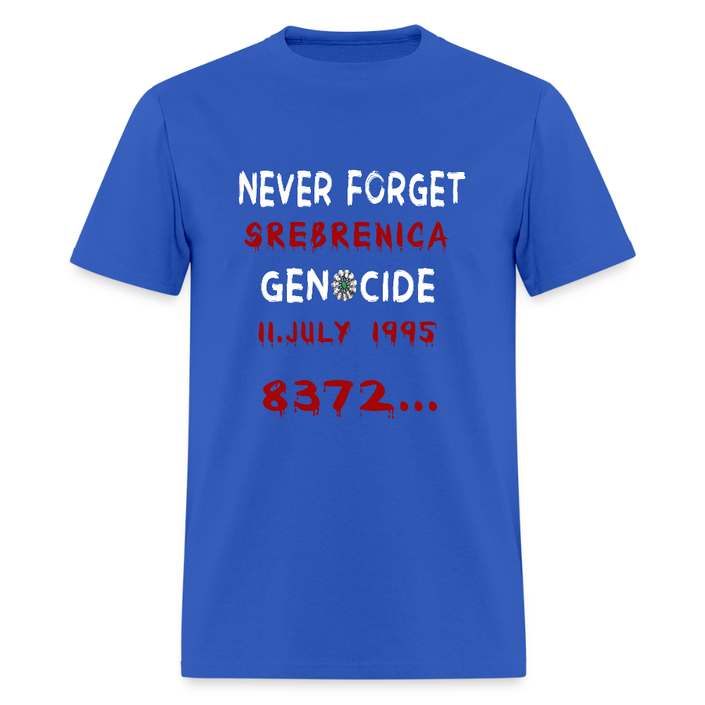 Srebrenica | Majica kratki rukav - royal blue