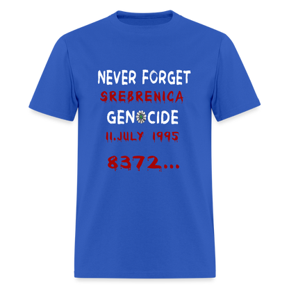 Srebrenica | Majica kratki rukav - royal blue
