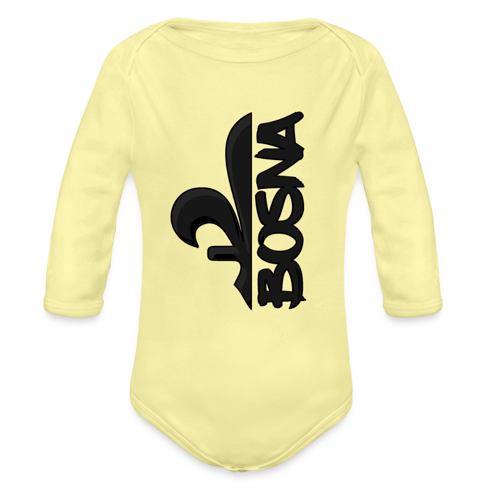 Ljiljan Bosanski | Bodi dugi rukav - washed yellow