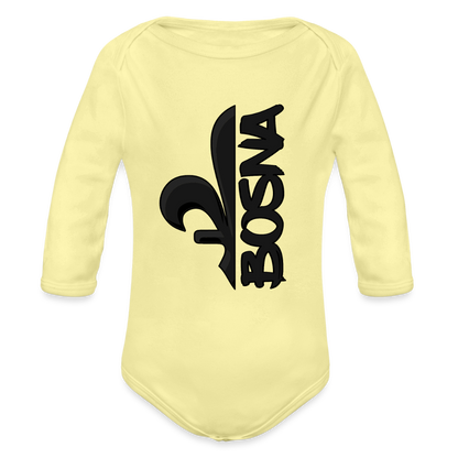 Ljiljan Bosanski | Bodi dugi rukav - washed yellow