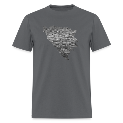 Gradovi BiH | Majica Kratki Rukav - charcoal