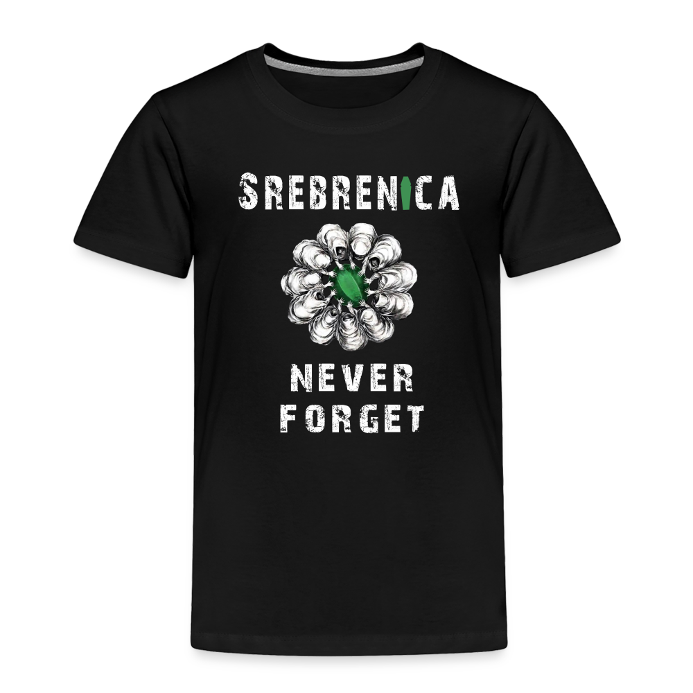 Srebrenica | Djecija majica - black