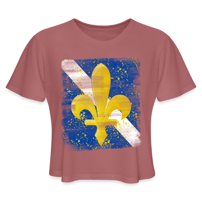 Ljiljan | Kratka zenska majica - mauve