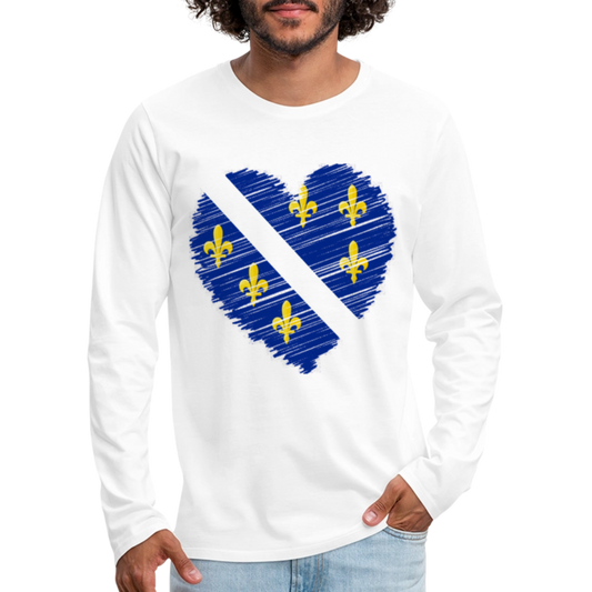 srce ljiljan | majica dugi rukav – proizvod iz moja bosna shop