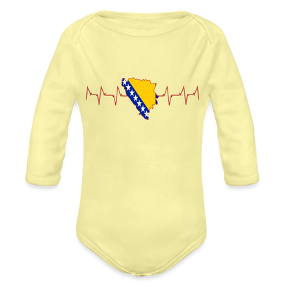 Bosnia | Bodi dugi rukav - washed yellow