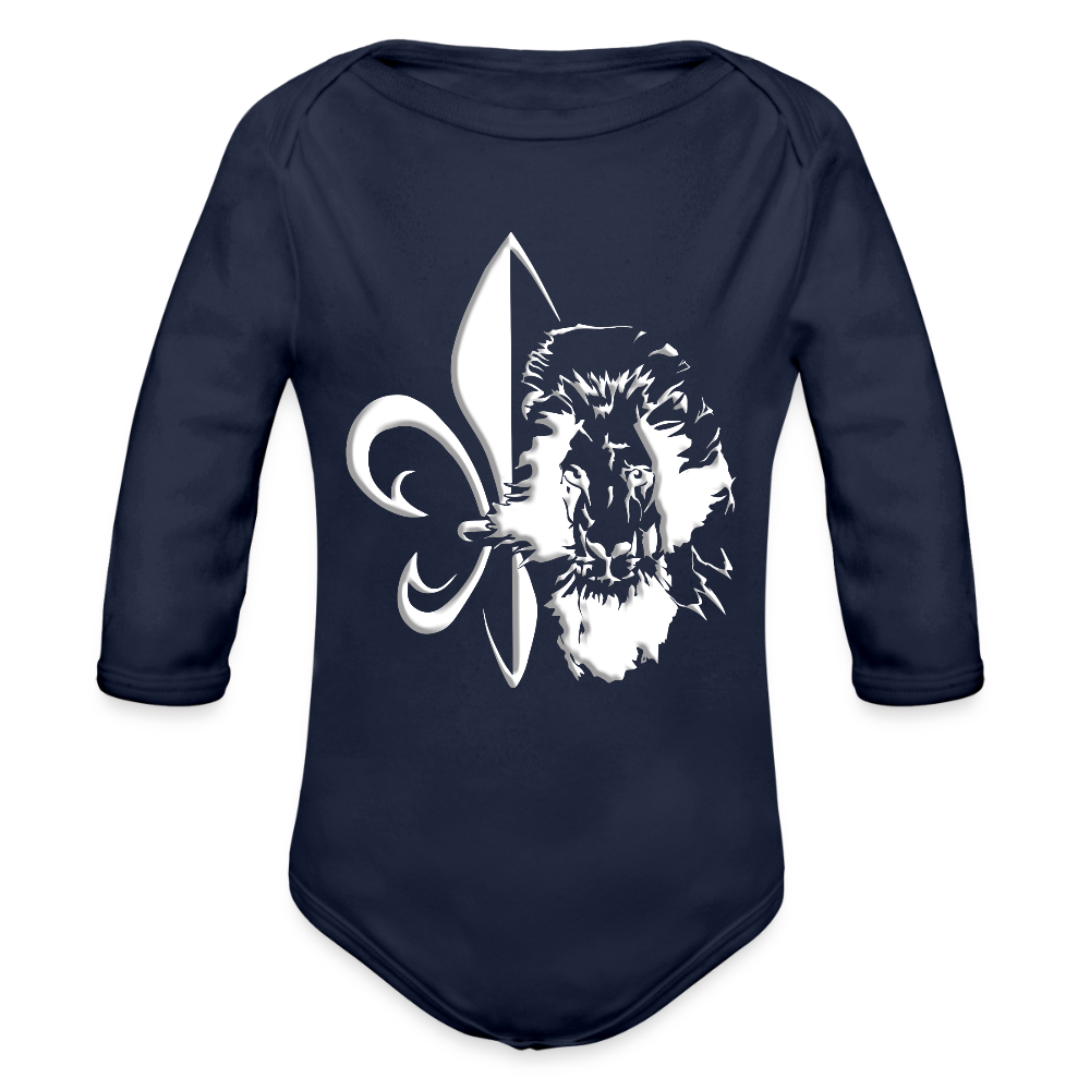 Ljiljan-lav | Bodi dugi rukav - dark navy