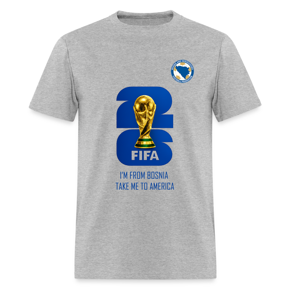 Take me to America | Majica Kratki Rukav - heather gray