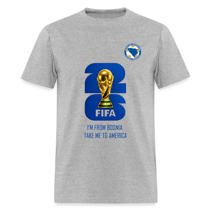 Take me to America | Majica Kratki Rukav - heather gray