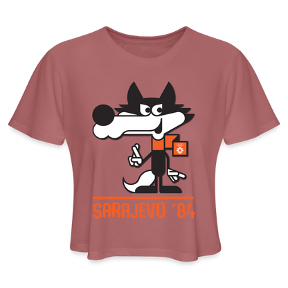 Sarajevo | Kratka zenska majica - mauve