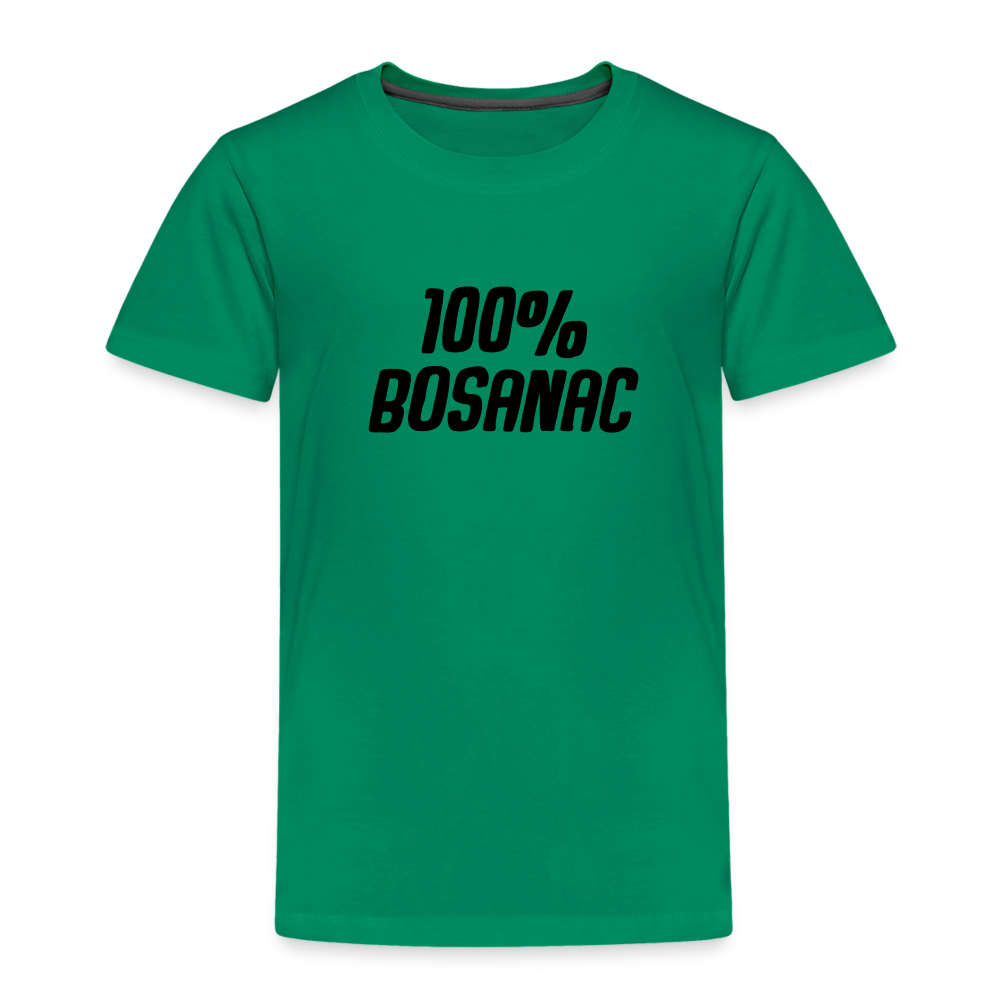 100% Bosanac | Djecija majica - kelly green