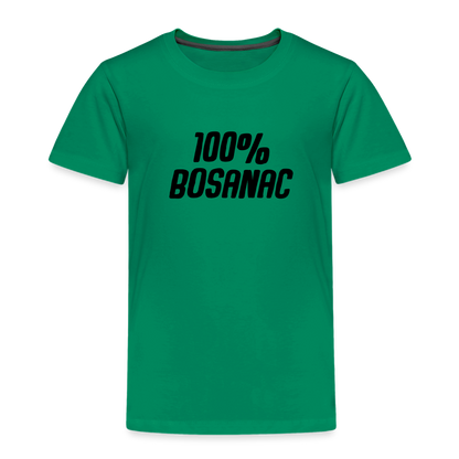 100% Bosanac | Djecija majica - kelly green