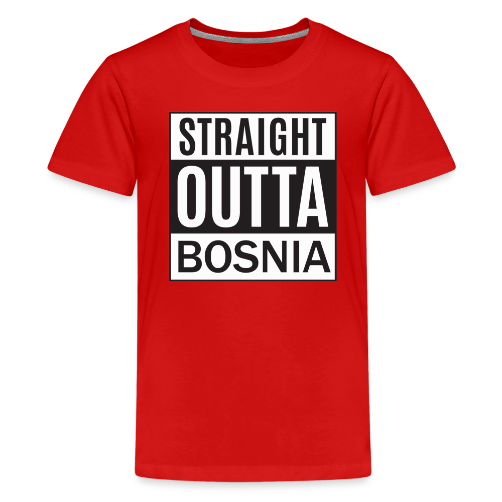 Straight outta Bosnia | Djecija majica - red